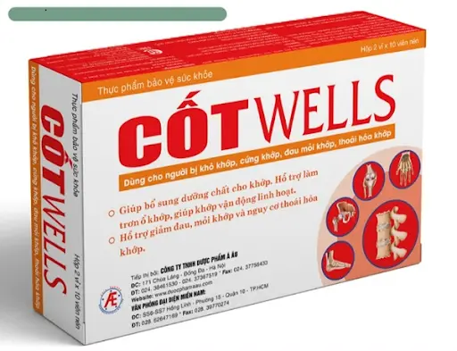CốtWells với thành phần chính từ màng vỏ trứng giúp giảm đau nhức do thoái hóa khớp 